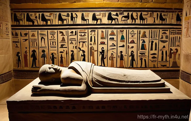 오시리스와 죽음의 신 - **A Benevolent Pharaoh's Reign and Looming Betrayal:**
    An opulent scene in ancient Egypt, depict...