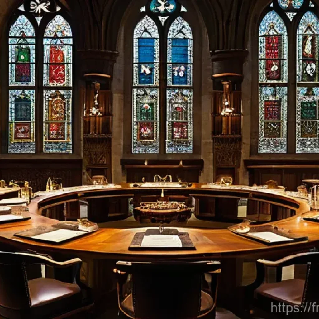 아서왕과 원탁의 기사 - **Prompt 1: The Ideal of the Round Table**
"A majestic, wide-angle shot of King Arthur, regal an...